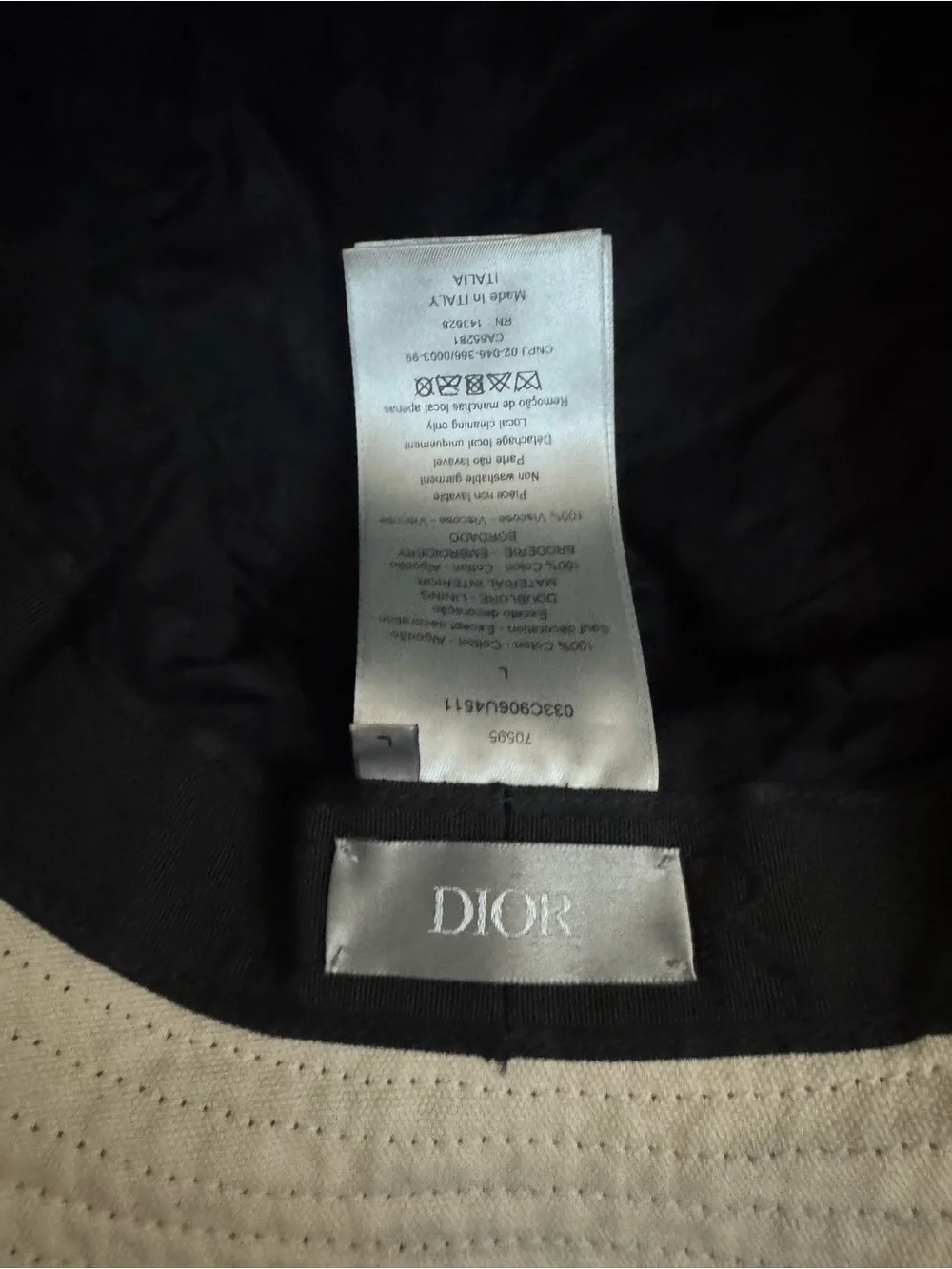 Dior × Cactus Jack embroidered bucket hat
